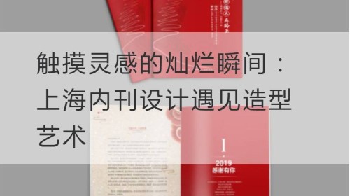 El brillante momento de la inspiración táctil: el diseño de la revista interna de Shanghai se encuentra con las artes plásticas