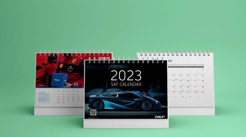 Diseño de calendario de escritorio