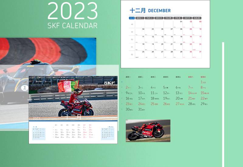 Calendario de escritorio de negocios